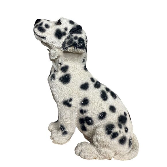 Vintage ‘94 Living Stone Inc. Dalmatian Pup Sitting Figurine Resin 5” - Picture 4 of 6
